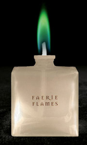 Green Colour Flame Lamp