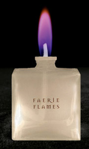 Purple Colour Flame Lamp